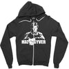 mac gyver schwarz Zipper Hoodie