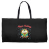 hippie holidays Weekender Totes