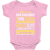 Legends Are Born In November Baby Onesie