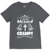 I Am One Blessed Gramps V-Neck Tee
