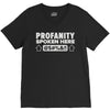 profanity spoken here V-Neck Tee
