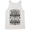 Real Kings Are Born On December 3 Tank Top
