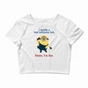 bad influence Crop Top