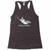 totally board skateboard Racerback Tank