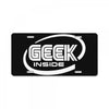 geek inside License Plate