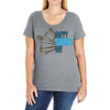 happy father&rsquo;s day Ladies Curvy T-Shirt