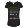 ugly christmas uncle Maternity Scoop Neck T-shirt