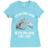 vater und sohn Ladies Fitted T-Shirt