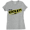 i'm so kick ass t shirt cool awesome epic tee funny Ladies Fitted T-Shirt