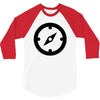 clock black 3/4 Sleeve Shirt