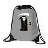 one scythe fits all Drawstring Bags