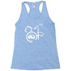 dw drum music instrument logo Racerback Tank