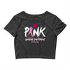 pink spread the hope Crop Top