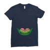 Two Peas In a Pod Twin Chocolate Babies Ladies Fitted T-Shirt