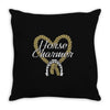horse charmer Throw Pillow