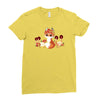dia de los foxes Ladies Fitted T-Shirt