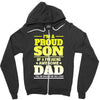 proud son dad Zipper Hoodie