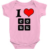 i love code Baby Onesie
