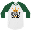 The Best Dad 3/4 Sleeve Shirt
