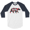 Floral Baby Bear 3/4 Sleeve Shirt