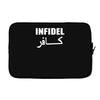 infidel t shirt  english retro cool Laptop sleeve
