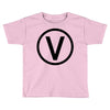 vegan symbol Toddler T-shirt