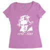 beethoven tribute Women's Triblend Scoop T-shirt