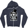 steampunk panda Zipper Hoodie