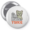This Girl Loves Siberian Husky Pin-back button