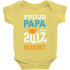 Class of 2017 Proud Papa Graduation Baby Onesie