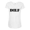 dilf Maternity Scoop Neck T-shirt