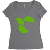 ginkgo leaves Women's Triblend Scoop T-shirt