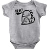 huh dinosaur Baby Onesie