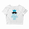 happy father's day 2 Crop Top