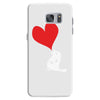 bird love heart animal graph note music party pop art gift Samsung Galaxy S7