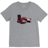 red doc marten skinhead boots, ideal birthday present or gift V-Neck Tee