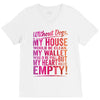 my heart is empty V-Neck Tee