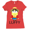 luffy en minion Ladies Fitted T-Shirt