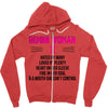 Gemini Woman Zipper Hoodie
