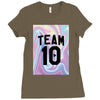 Holographic Team 10 Ladies Fitted T-Shirt