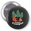 Happy Camper Pin-back button