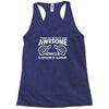 this is what an awesome uncle looks like   mens funny father's day Racerback Tank