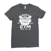 sloth's gym Ladies Fitted T-Shirt