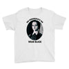 on wednesdays we wear black Youth Tee