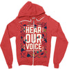 Women's March Hear Our Voice Zipper Hoodie