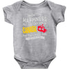 you can't buy happiness but you can live in canada Baby Bodysuit