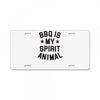 bbq spirit animal License Plate