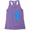 game heart beat Racerback Tank