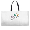 ducks fly together Weekender Totes