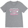 I Love Someone with Breast Cancer to The Moon and Back to Infinity V-Neck Tee